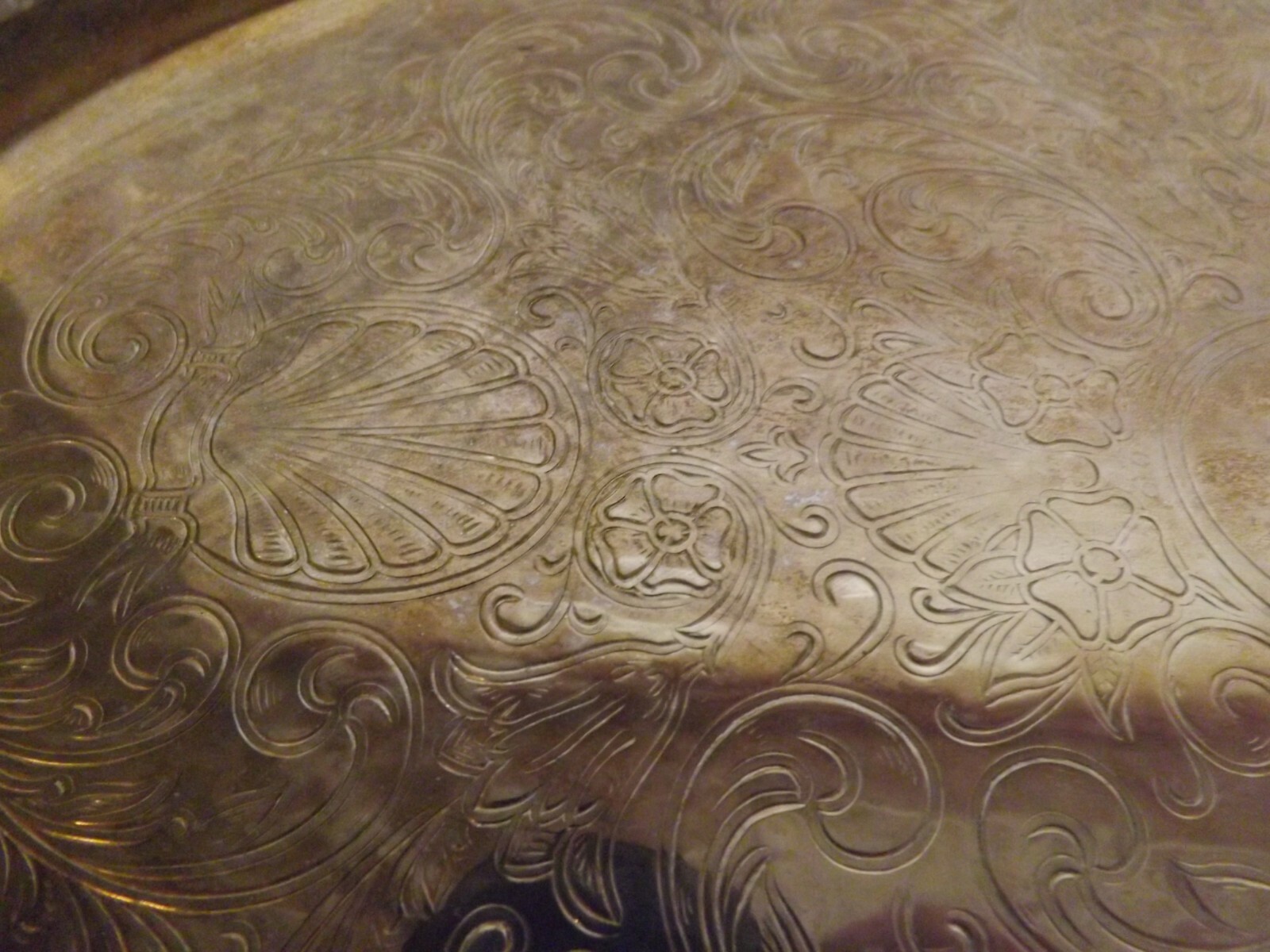 ONIEDA Silver plate Butlers Tray OVAL With Handles 24