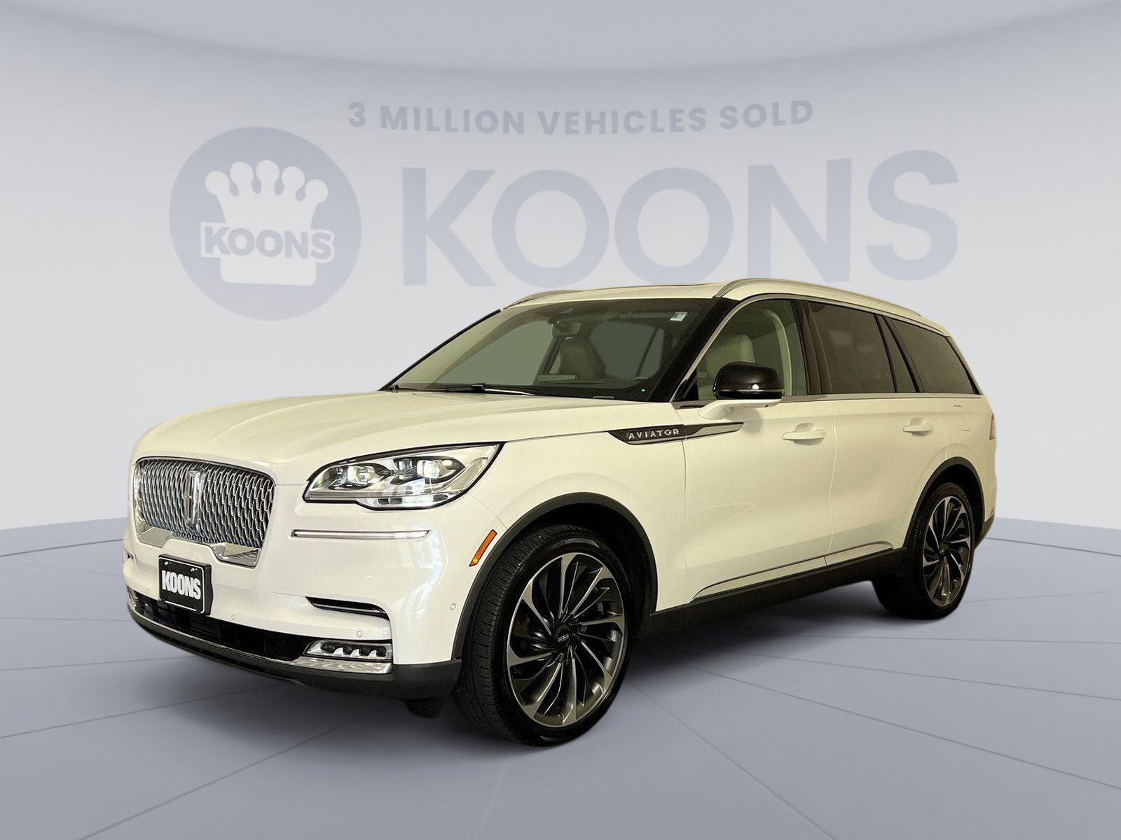 2020 Lincoln Aviator Reserve 31338 Miles Pristine White Metallic Tri