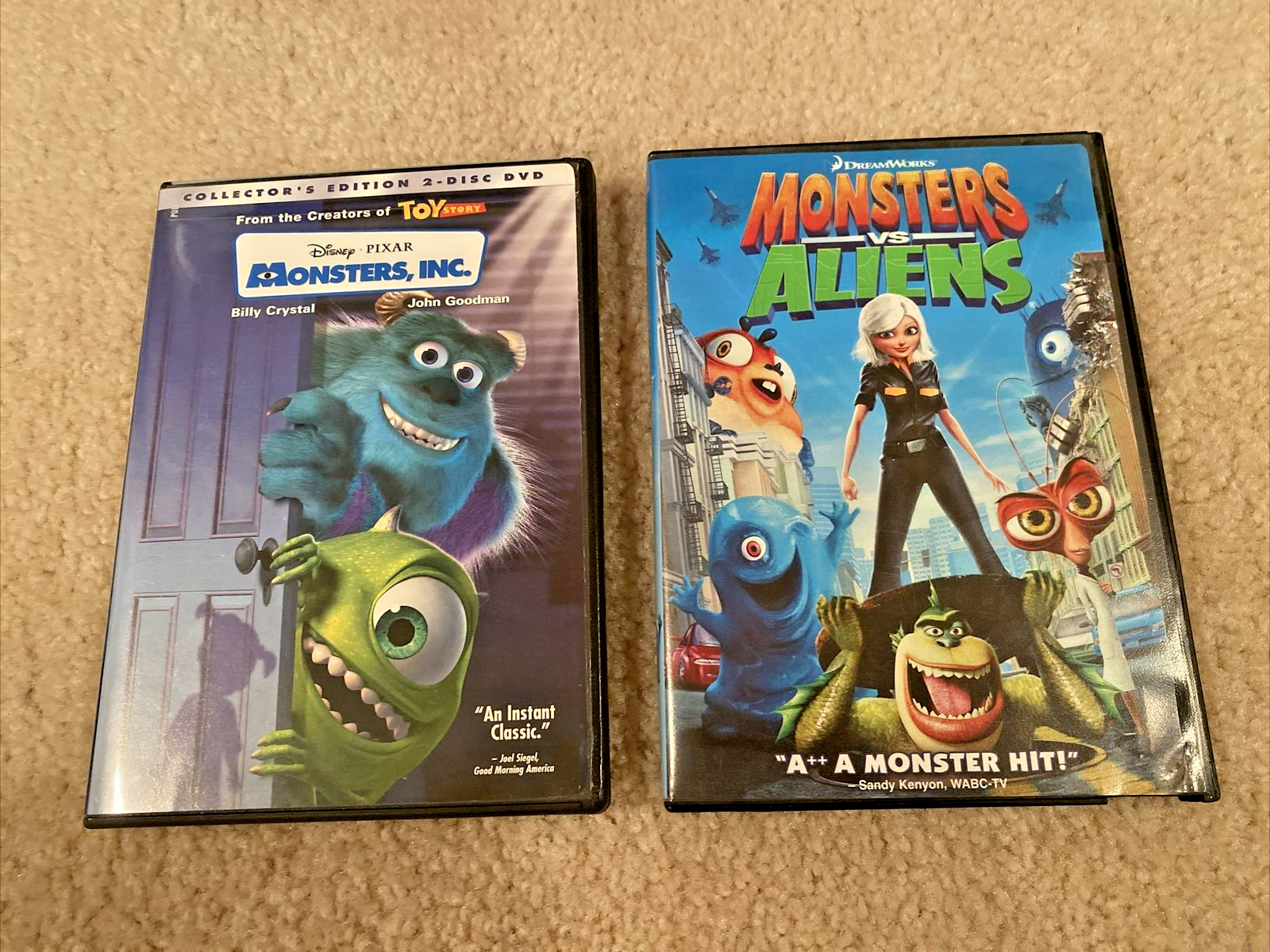 趣味+実用 2discs DVD Movie Classic Monster Dvd Limited Box I SD39 WARNER /00500 Disney Pixar Monster's Inc Long Box DVD Movie Sealed