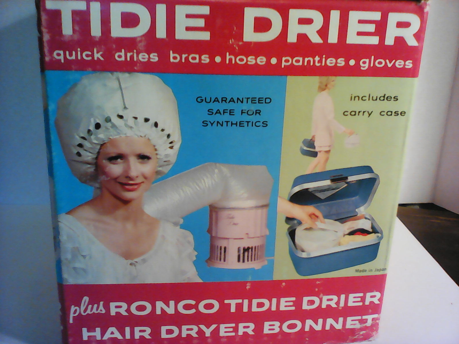 Vintage Tidie Drier, from Rondo, complete in box, clothes and hair dryer