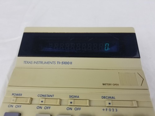 Vintage Texas Instruments Desktop Calculator - Model TI-5100 II - 1983 (EUC!!!)