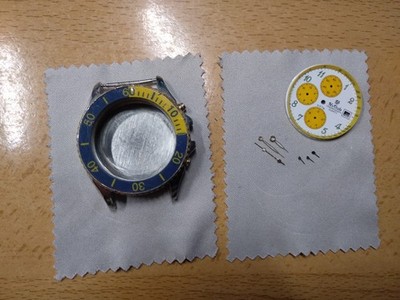 Reloj MX Onda, piezas, para reparación o partes, Miyota 0S60, agujas completas.
