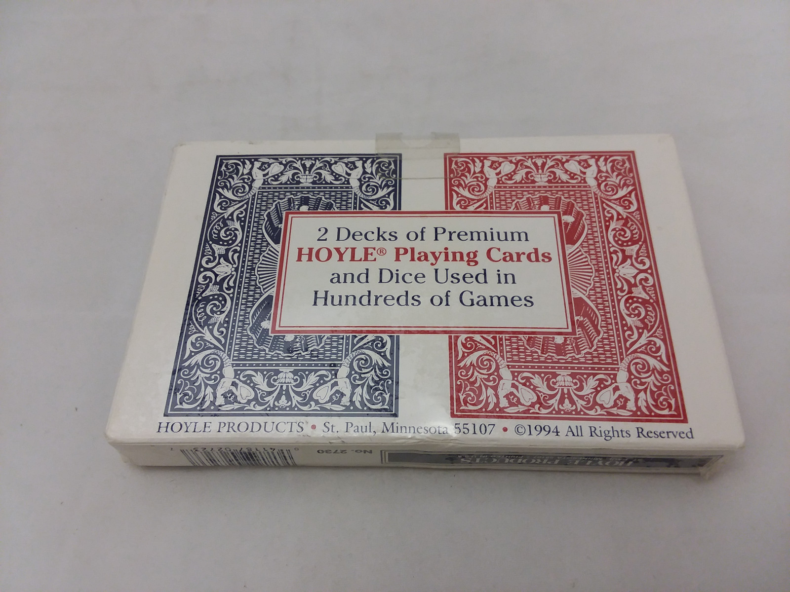 Bicycle Poker Clay Chips 100 Pack and Hoyle Playing Cards with Dice