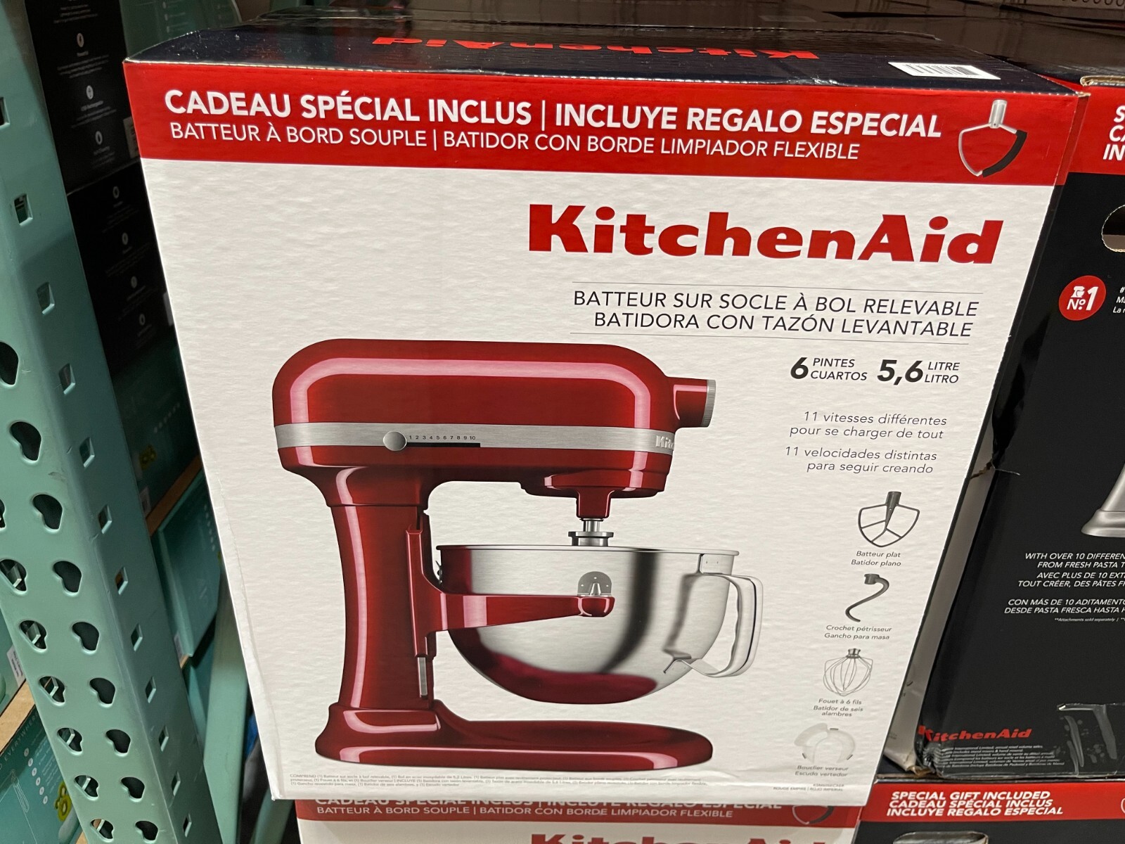 Kitchenaid 6 Quart Bowl-Lift Stand Mixer 11 Speed, Bonus Kitchenaid 6 Quart Bowl-Lift Stand Mixer 11 Speed, Bonus