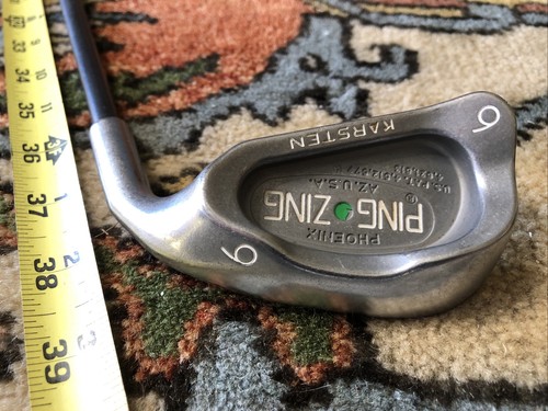 Ping Zing 6 Iron RH Green Dot Karsten 301 ALDILA Shaft | eBay