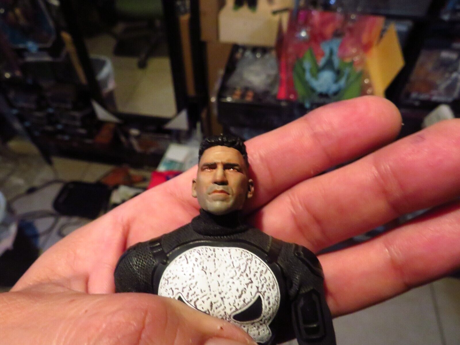 Custom Painted 1/12 Head Sculpt for Jon Bernthal Mezco Custom Painted 1/12 Head Sculpt for Jon Bernthal Mezco