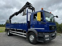 2011 MAN TGM 18.250 4X2 BB DROP SIDE HMF 1420 CRANE