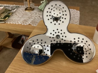 Trident 3 Setting Rainfall Showerhead With Direction Adjustable Jets New In Box
