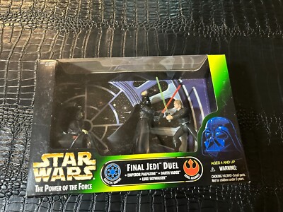 1997 NRFB Star Wars FINAL JEDI DUEL POTF Luke - Darth Vader (S4)