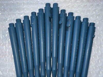 (12) Metal & X-Ray Detectable Pen Blue Housing Black ink w/Clip~FREE SHIPPING