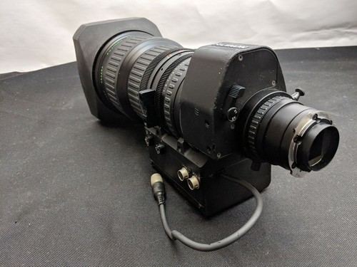 Fujinon Aspheric TV Broadcast Lens, Case, Controls, Cables, And Mounts Included
