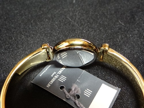 Pre-owned Michel Herbelin Ladies Watch French  Watch Faux Diamond Gold Bracelet