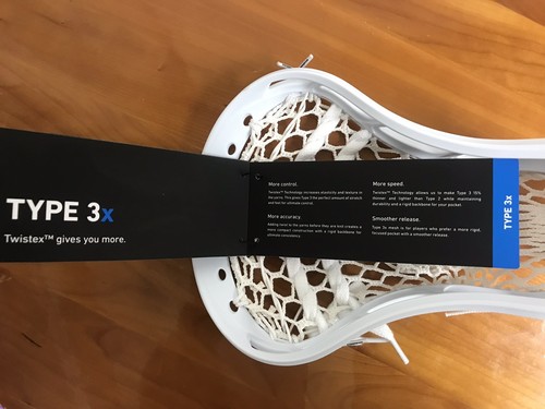 NEW StingKing Mark 2A Strung Lacrosse Stick Head White Mesh Type 3x