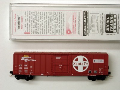 MTL S Micro-Trains Spec Run ATSF  50 foot boxcar