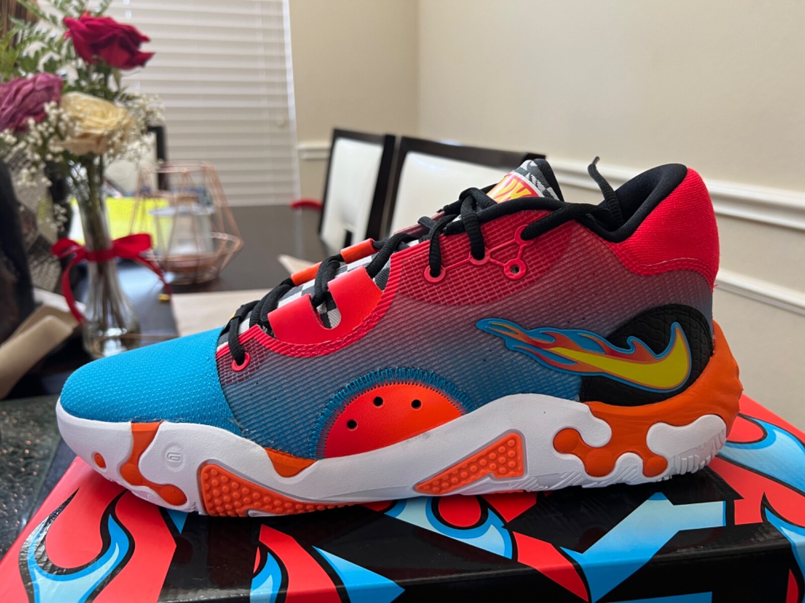 NIKE ナイキ PG6 NRG EP \"Hot Wheels\" 29cm PG 6 EP 'Hot Wheels' Basketball Shoes. Nike ID