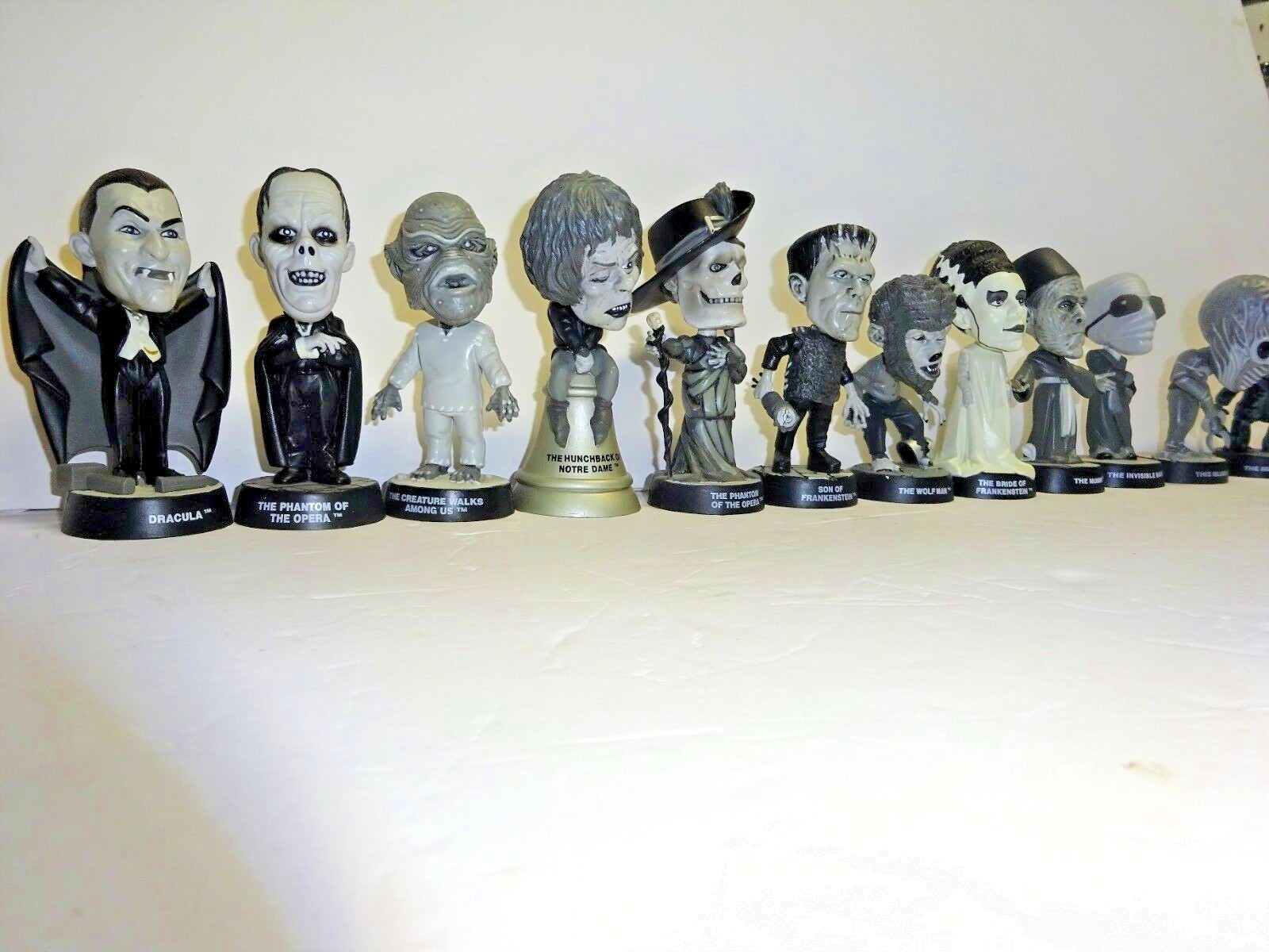 Universal monsters Little Big Heads Silver Screen Edition Lot of 13