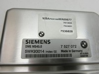 BMW X3 E83 03-06 3,0 170KW Motorsteuergerät Steuergerät ECU DME Motorsteuerung BMW X3 E83 03-06 12.11.2004 7527072... Vorschau 2