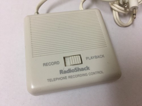 Radio Shack Telephone Recording Control for Cassette Recorders, 43-1236