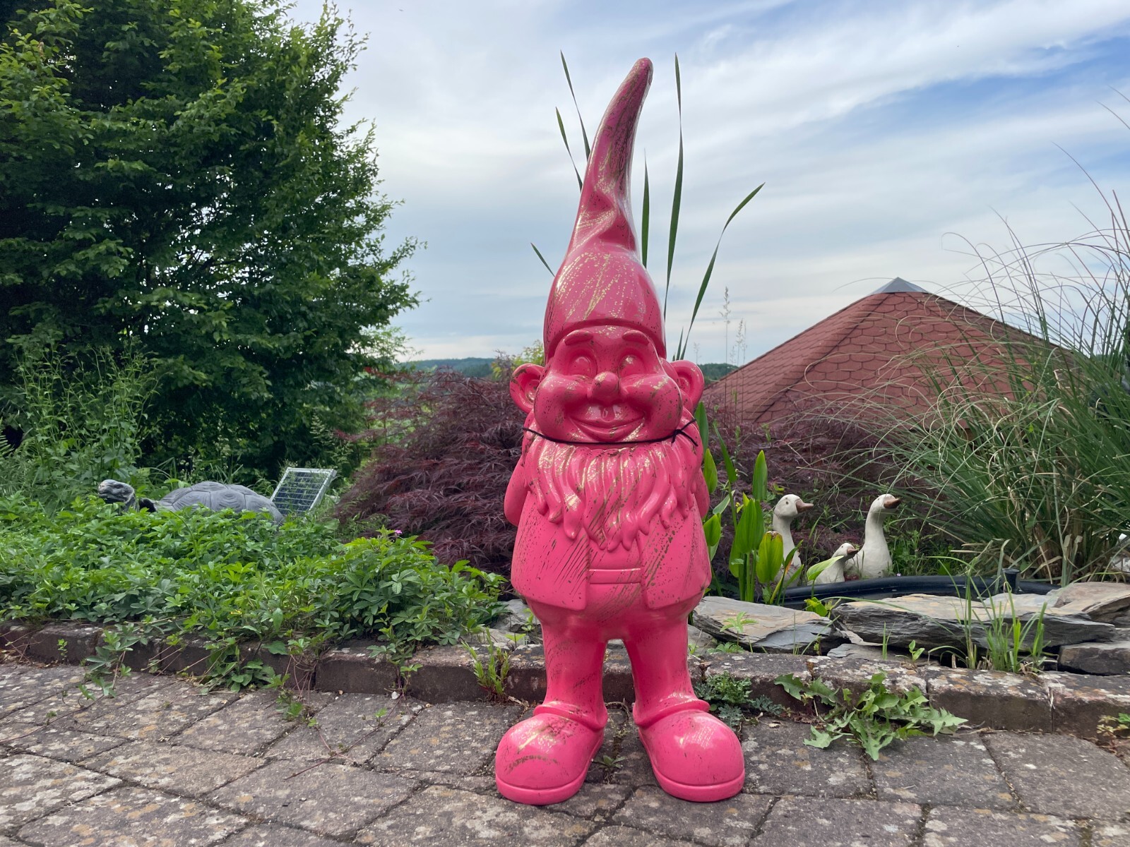 Kögler AniPlants Bär Figur – Kunstrasen-Deko 65 Cm, Wetterfest – Für Garten, Vorgarten & Haus Als Blickfang