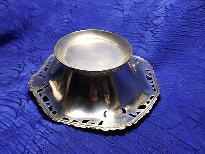 Silver Plated Basket Occupied In Japan 7.5