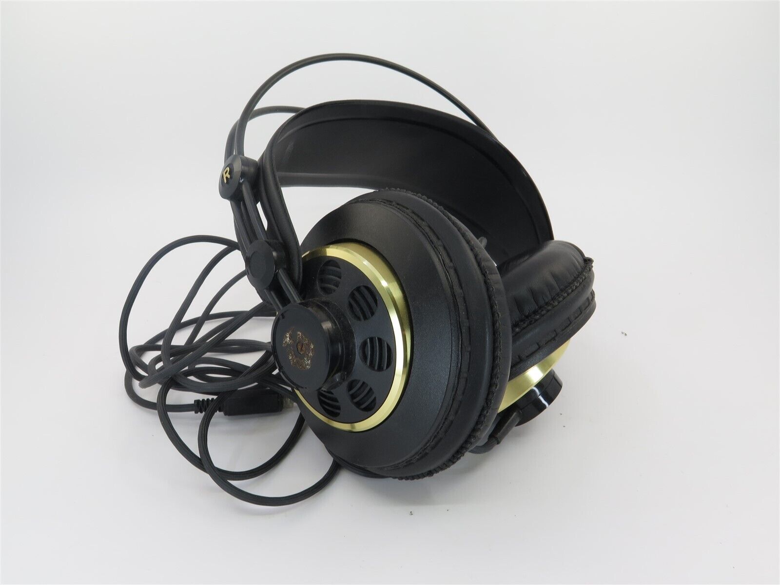 Vintage AKG Studio Headphones Black & Gold | eBay Vintage AKG Studio Headphones Black & Gold | eBay