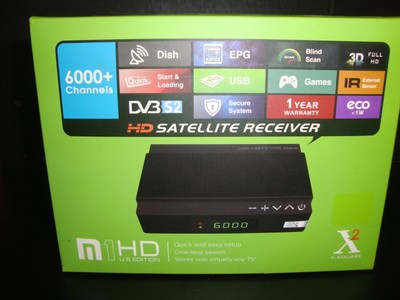 M1HD US Edition HD Satellite Receiver USED