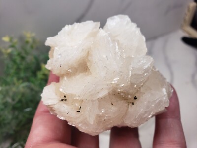Aragonite Crystal Mineral Specimen cave calcite Morocco 5.7oz z7