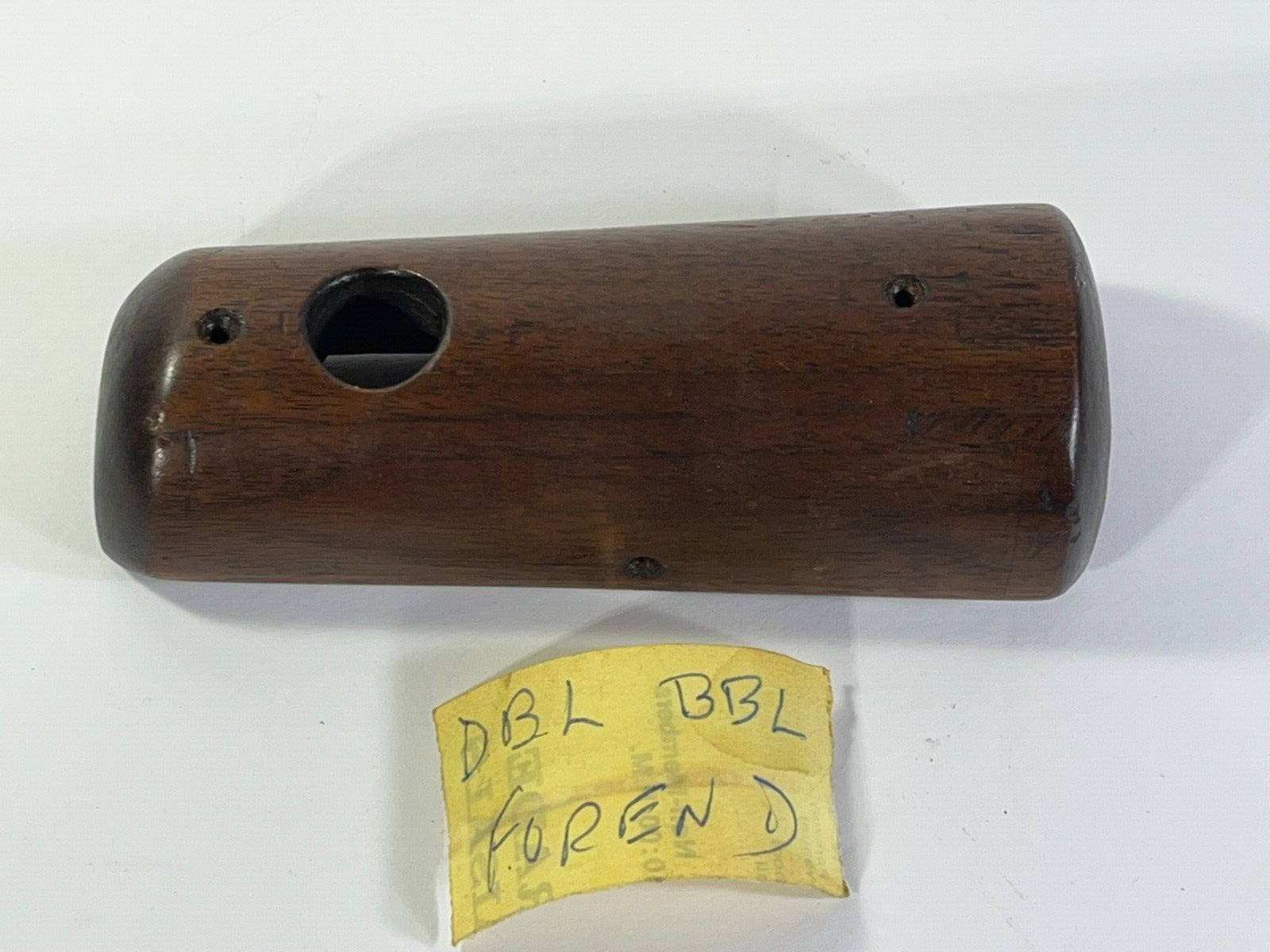 Vintage Double Barrel Hand Guard Forend Fore Stock Gun Part Walnut Wood