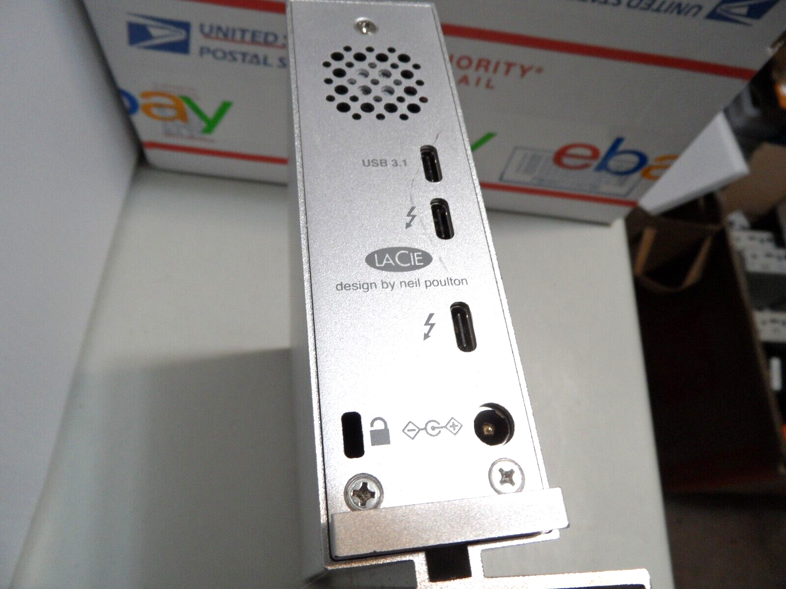 LaCie D2 Thunderbolt 3 External Hard Drive See Pictures Tested 100% 6TB USB 3.1