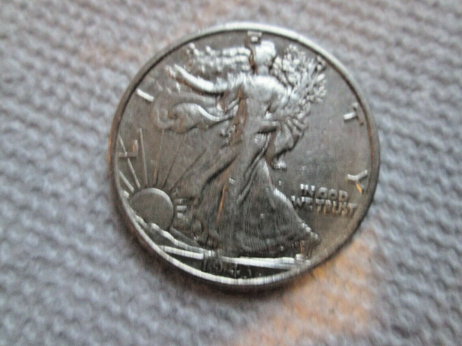 1943 D walking liberty half dollar Silver Coin, Nice Condition! - 512