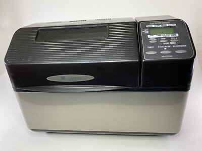 Zojirushi BB-CEC20 2 LB Loaf Bread Machine Home Bakery Supreme Black / Stainless