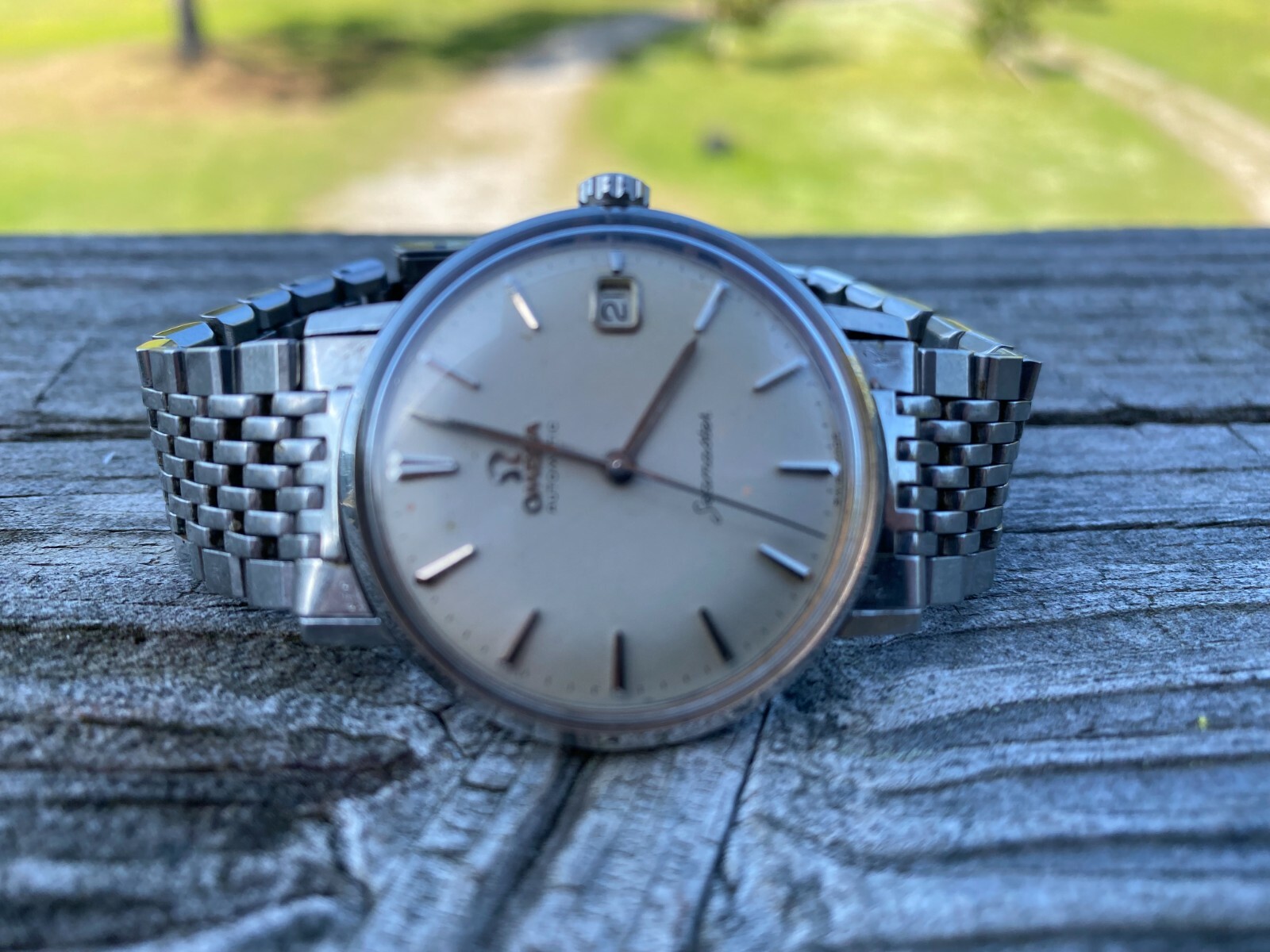 Vintage OMEGA Seamaster De Ville Silver Dial Automatic Beads Vintage OMEGA Seamaster De Ville Silver Dial Automatic Beads
