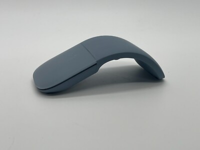Used Microsoft Surface (CZV-00065) Wireless Arc Mouse - Ice Blue Bluetooth 
