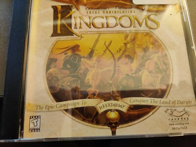 Total Annihilation: Kingdoms (PC, 1999) Jewel Case CD & TA Battle Tactics