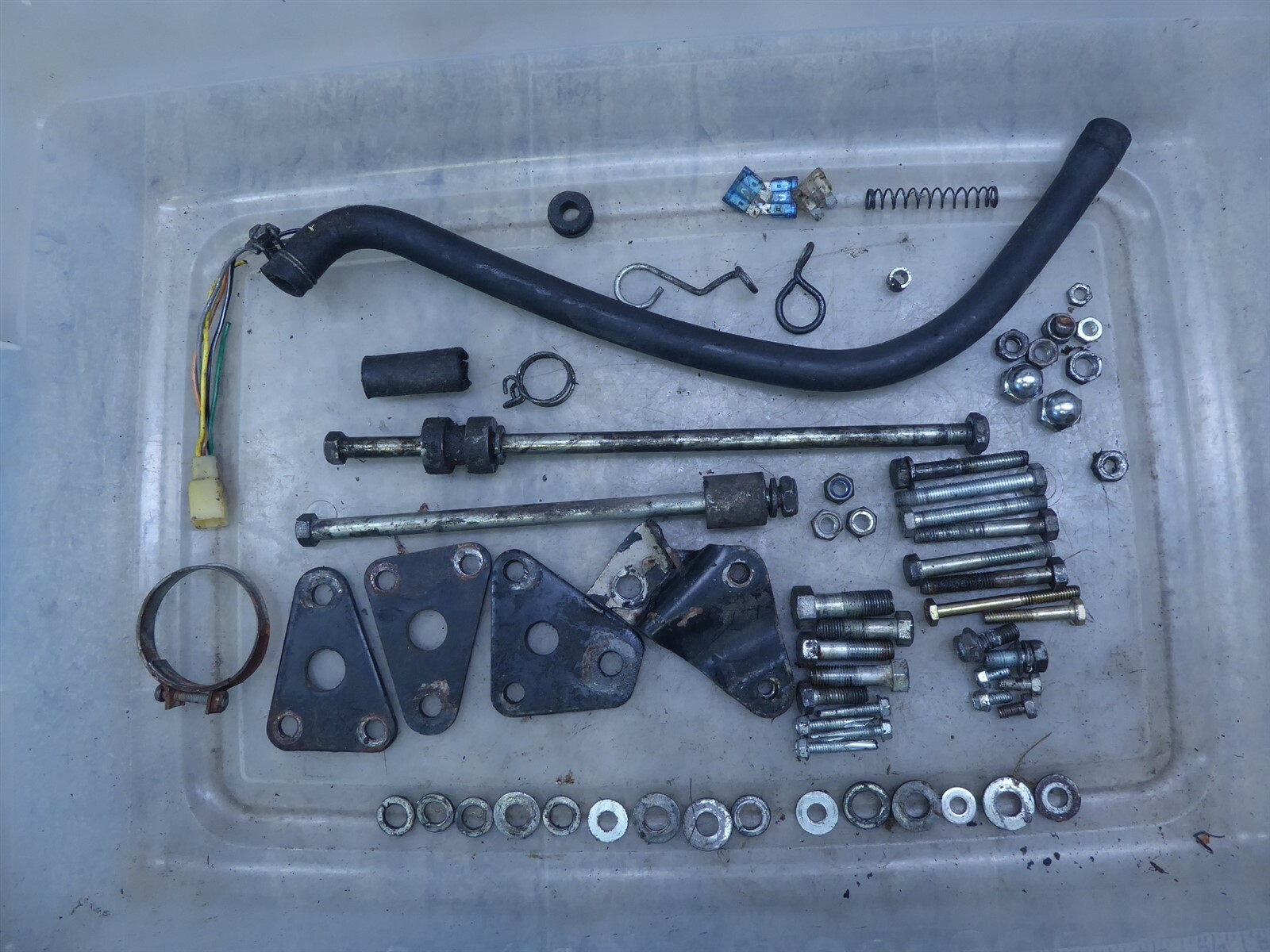 ベース mt. 1976 Kawasaki KZ400 Twin K327-1) misc bike bolts parts