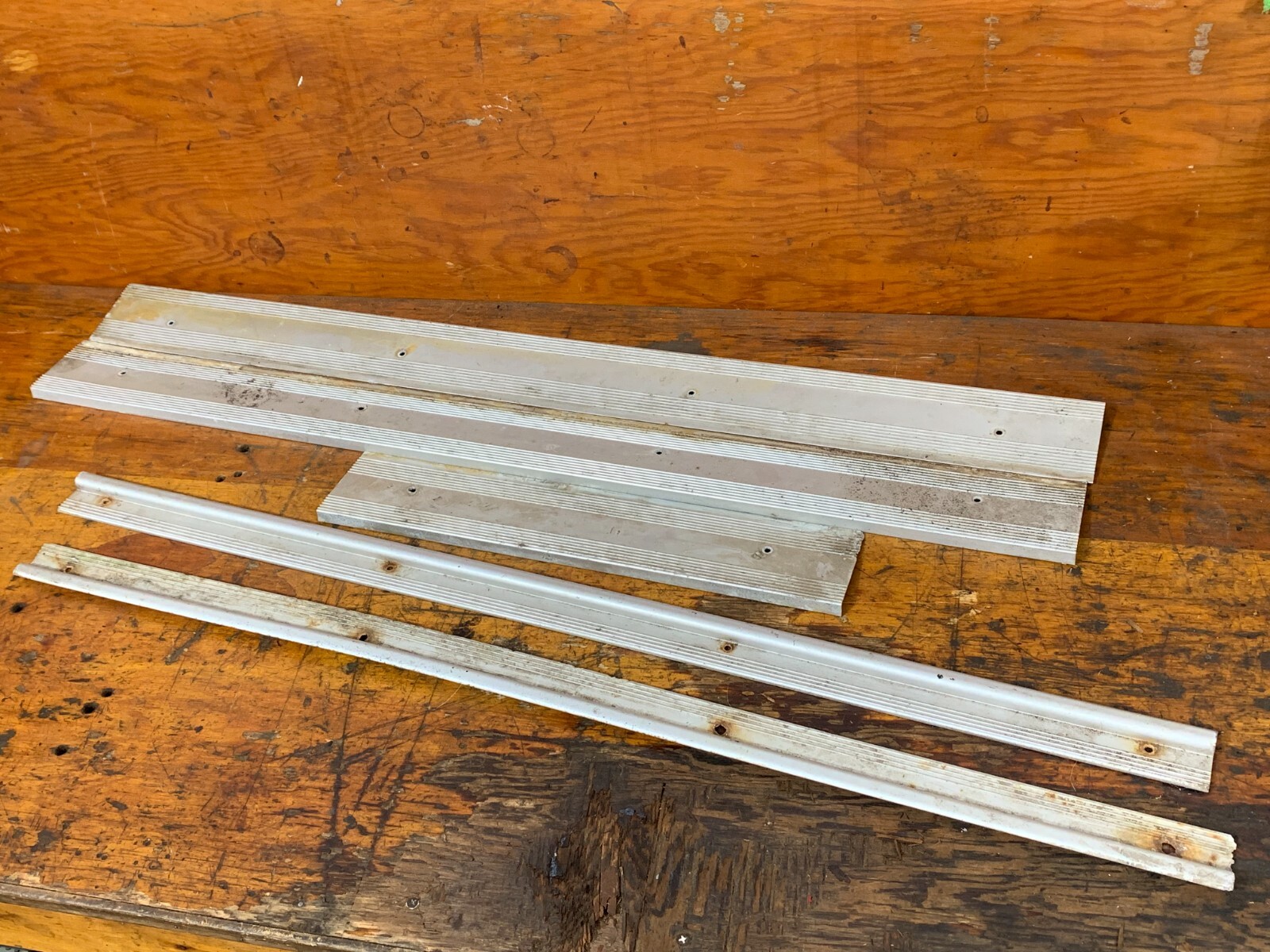 Jeep FSJ Grand Wagoneer Outer/Inner Door Scuff Sill Plate Parts Lot SJ