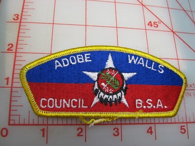Adobe Walls Council CSP collectible pb S ? patch (gA)