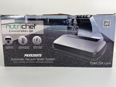 NutriChef Automatic Vacuum Sealer System Electric Air Sealing Food Preserver