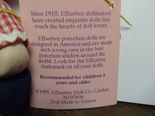 Effanbee Billy buttons porcelain doll 6