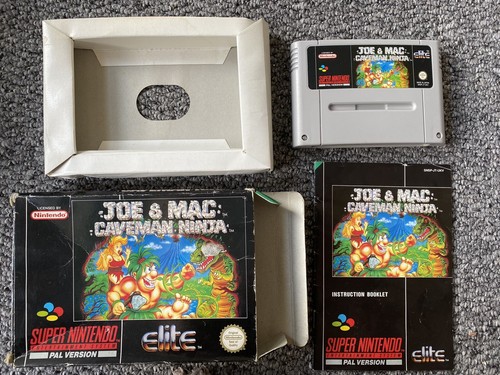 Nintendo　snes joe&mac 北米版　スーパーファミコン Video Game Den | スーパーファミコン | Super Famicom SNES reviews