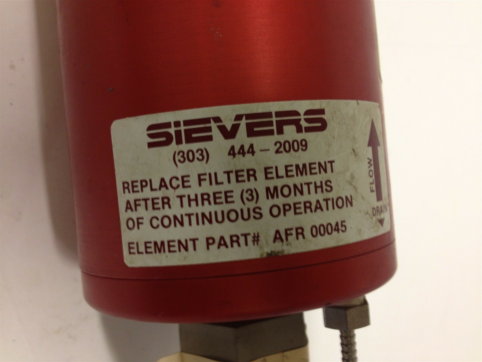 SIVERS AFR 00045 FILTER ELEMENT