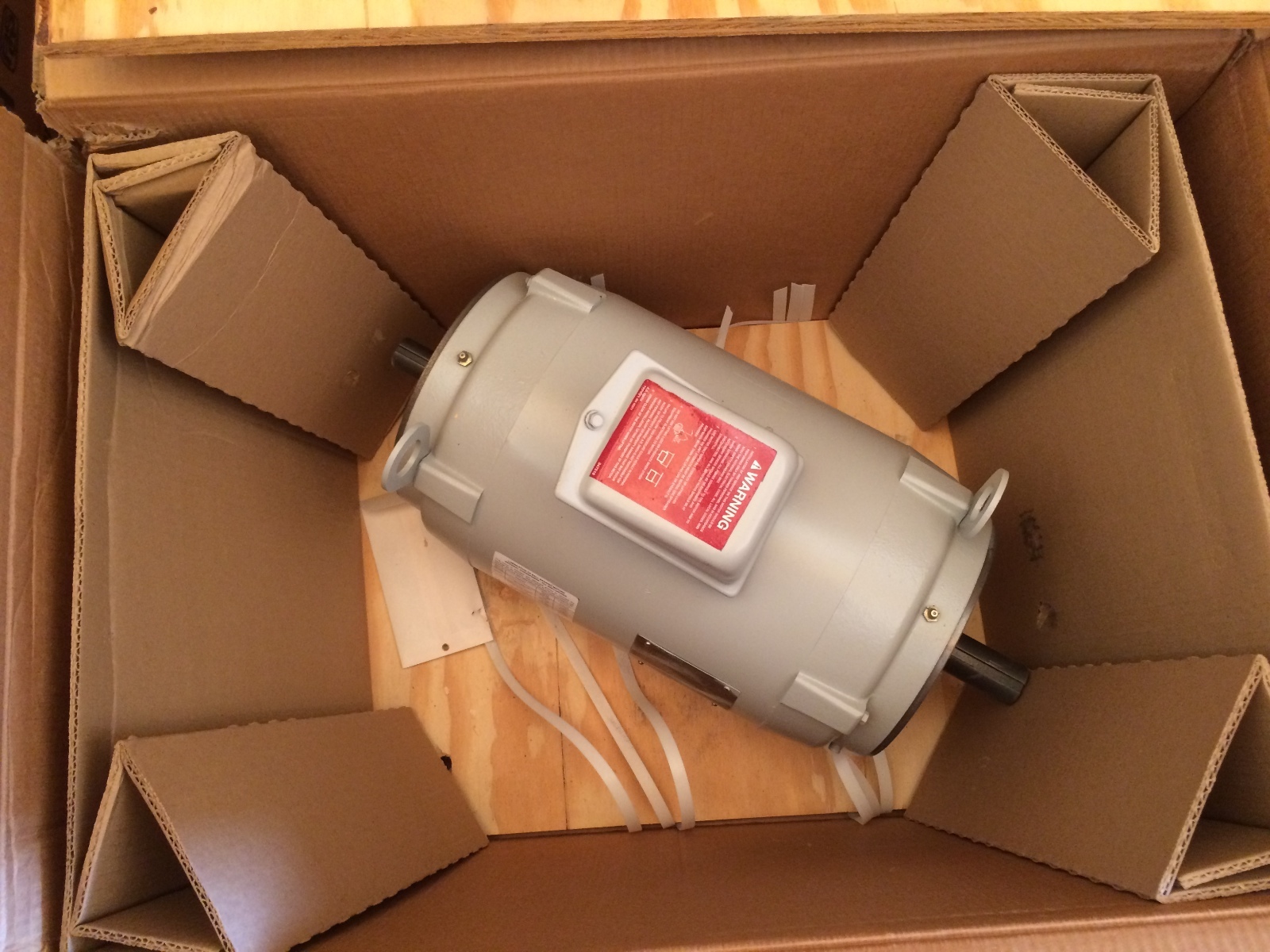 A.O. SMITH Avionic part number 7-364186J3, 10HP Electric motor