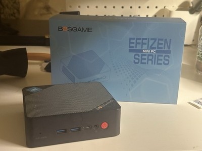 BOSGAME Mini PC Intel 12th N95(4C/4T,up to 3.40Ghz), 8GB DDR4+256GB