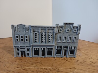 (1) '' N '' SCALE    ART DECO DOWNTOWN BACKGROUND FLAT   1/160 1:160  3D PRINTED