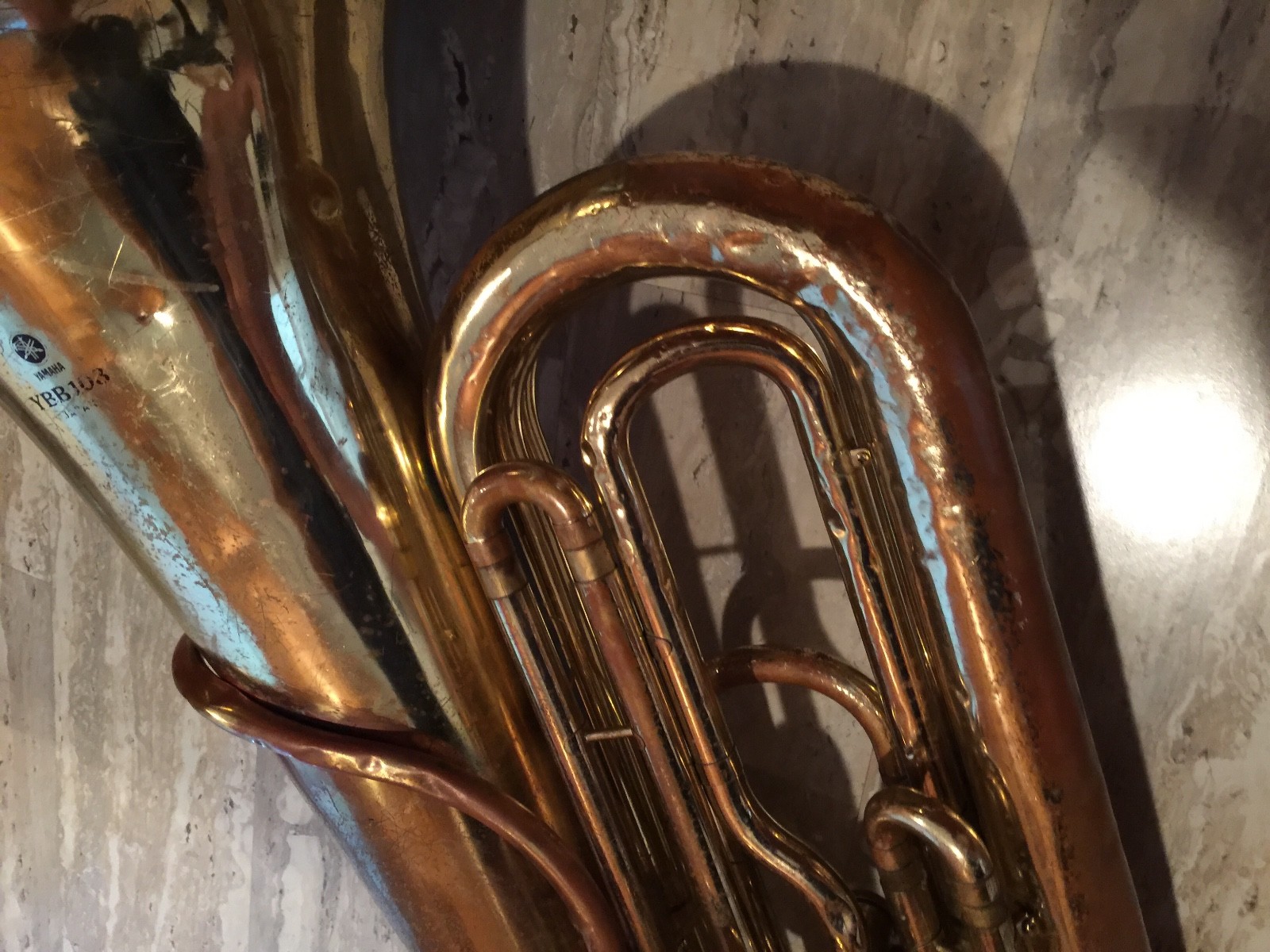 Yamaha YBB-103 3/4 three valve tuba