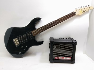 Pack Gitarre Elektrisch Yamaha ERG-121 + Verstärker Roland Micro Cube N225 B
