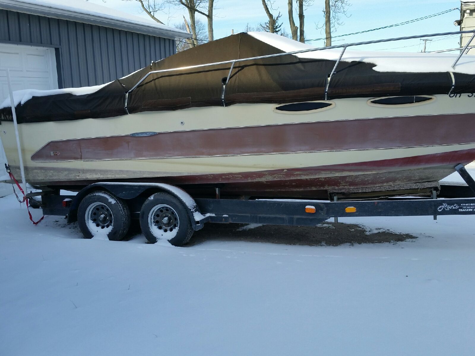 1986 Sea Ray 21' Seville with Trailer | Toledo OH | No Fees & No Reserve