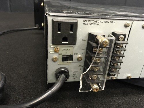 TOA 900 Series II A-912MK2 120 Watt Modular Mixer Power Amplifier. Tested. Sl