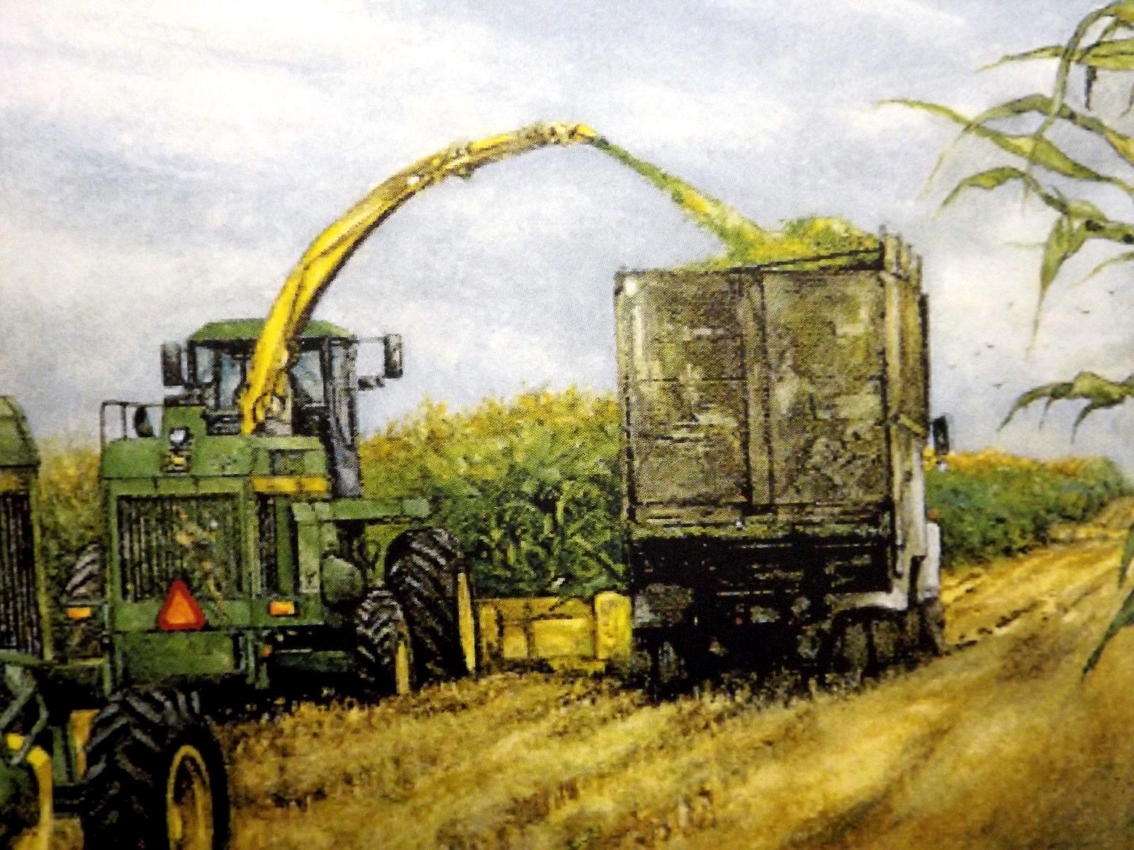 JOHN DEERE TRACTOR ART by RAY CROUSE - ASTONISHING SPIRITS - SIGNED PRINT ONLY