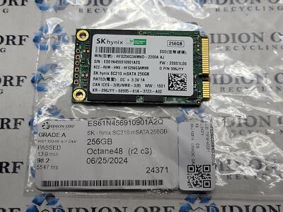 SK HYNIX 256GB MSATA SSD HFS256G3AMND-2200A, Grade A, SKU 10814
